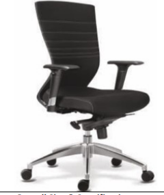 EXECUTIVE STAFF (Type-2) MEDIUM BACK REVOLVING CHAIR